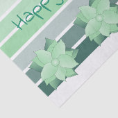 ターコイズとミントグリーン 薄葉紙 (詳細)