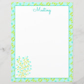 ターコイズとライムグリーン (裏面)