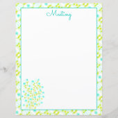 ターコイズとライムグリーン (正面)