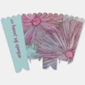 ターコイズとラベンダーのウェディング フェイバーボックス (見開き)