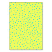 ターコイズとレモンサマー結婚のテーブル番号 テーブルナンバー (裏面)