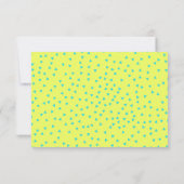 ターコイズとレモンパイナップル結婚ズありがとう サンキューカード (裏面)