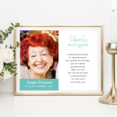 ターコイズと会うまで葬儀詩の写真 ポスター