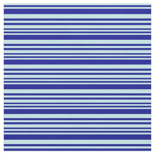 ターコイズと濃い青の色のパターン ファブリック (クローズアップ)