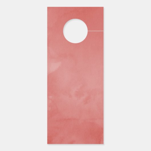 ターコイズと結婚サンゴの標識を乱さない ドアノブサイン (裏面)