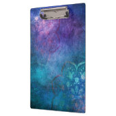 ターコイズと緑エレガント蓮の花 クリップボード (左)