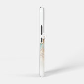 ターコイズと金ゴールドアルコールインクサムスンギャラクシーCas Samsung Galaxyケース (右側面)