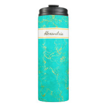 ターコイズと金ゴールド静脈石のパターンと名前