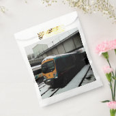 ターコイズと黄色の列車 フェイバーバッグ (封をした状態)