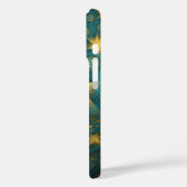 ターコイズと黄色の抽象芸術星型 Case-Mate iPhoneケース (裏面 / 左)