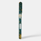 ターコイズと黄色の抽象芸術星型 Case-Mate iPhoneケース (裏面 / 右)