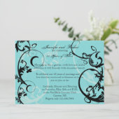 ターコイズにブラックスワール アニバーサリー 招待状 (スタンド正面)