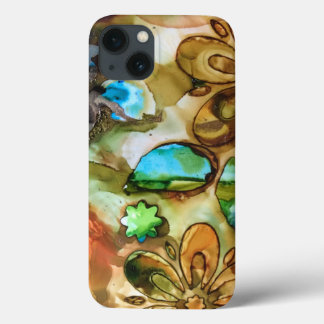 ターコイズのしぶきのiPhone 6/6s 「堅く極度な」場合 iPhone 13ケース