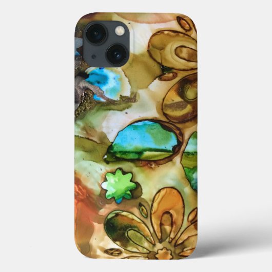 ターコイズのしぶきのiPhone 6/6s 「堅く極度な」場合 Case-Mate iPhoneケース (裏面)