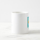 ターコイズのカメのマグ(右のハンドル) コーヒーマグカップ (中央)