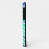 ターコイズのジグザグパターンのiPhone 5の場合 Case-Mate iPhoneケース (裏面/左)