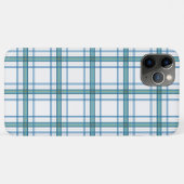ターコイズのタータン... Case-Mate iPhoneケース (裏面(横))