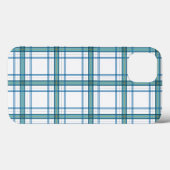 ターコイズのタータン Case-Mate iPhoneケース (裏面 (横))