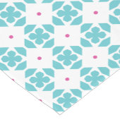 ターコイズのテーブルのランナー ショートテーブルランナー (コーナー)