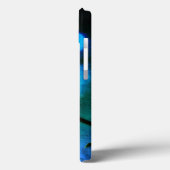 ターコイズのデイジーiPadエアケース*パーソナライズ* Case-Mate iPhoneケース (裏面 / 左)