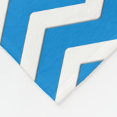 ターコイズのハートのソフトボール毛布あなたの色、文字 フリースブランケット (角)