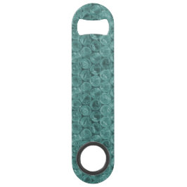 ターコイズのバブルラップパターン スピード栓抜き