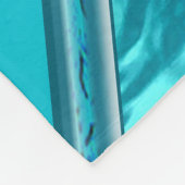 ターコイズのパーソナライズなバレーボールのフリースブランケット フリースブランケット (角)