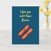 ターコイズのベーコンカードより愛してる カード (黄色い花)