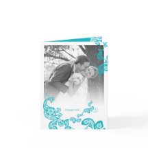 ターコイズのペイズリーの花の孔雀のBohoのシックな結婚式