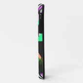 ターコイズのポップ・アートのなアズテック人 Case-Mate iPhoneケース (裏面/左)