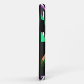 ターコイズのポップ・アートのなアズテック人 Case-Mate iPhoneケース (裏面/右)
