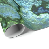 ターコイズのマラカイト ラッピングペーパー (ロールコーナー)