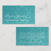 ターコイズのヴィンテージの名刺 名刺 (正面/裏面)