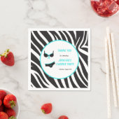 ターコイズの下着パーティー感謝祭 スタンダードカクテルナプキン (インサイチュ)