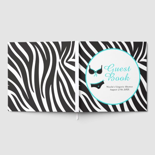 ターコイズの下着パーティー ゲストブック (全面)