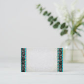 ターコイズの南西テキサス州の天然名刺 名刺 (スタンド正面)