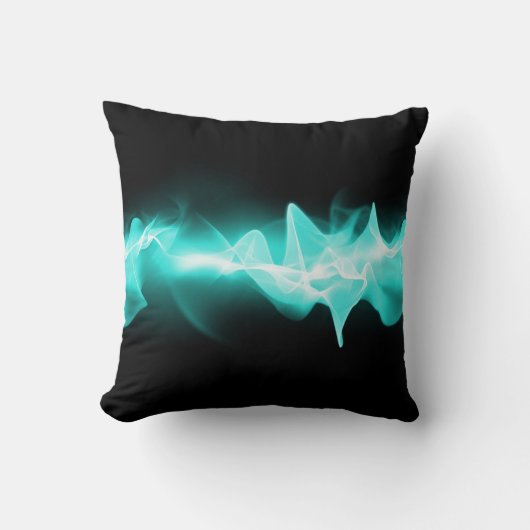 ターコイズの夢の枕 クッション (正面)