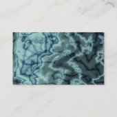 ターコイズの大理石の質 名刺 (裏面)