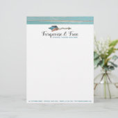 ターコイズの木及び羽の矢のBohoの素朴な上品 レターヘッド (スタンド正面)