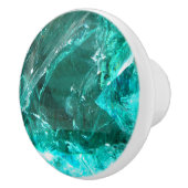 ターコイズの水晶陶磁器のノブ セラミックノブ (右)