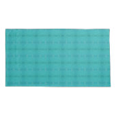 ターコイズの水 Sサイズのパターン 枕カバー (裏面)