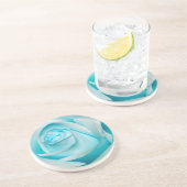 ターコイズの氷は上がりました コースター (側面)