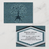 ターコイズの生命の樹 名刺 (正面/裏面)