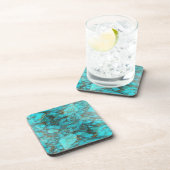 ターコイズの石のギフト コースター (右側)