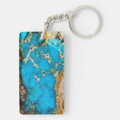 ターコイズの石1 キーホルダー (裏面)