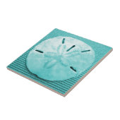 ターコイズの砂ドル タイル (側面)