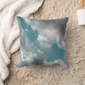 ターコイズの空の装飾用クッション クッション (ブランケット)