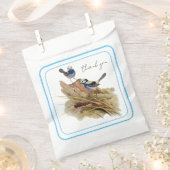 ターコイズの素晴らしいウォーブラー、ありがとう フェイバーバッグ (クリップ留めされた状態)