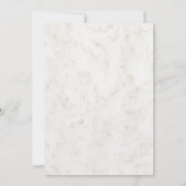 ターコイズの素朴なヒトデの結婚式情報 招待状 (裏面)