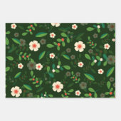 ターコイズの絶妙なウォーブラー ラッピングペーパーシート (正面3)